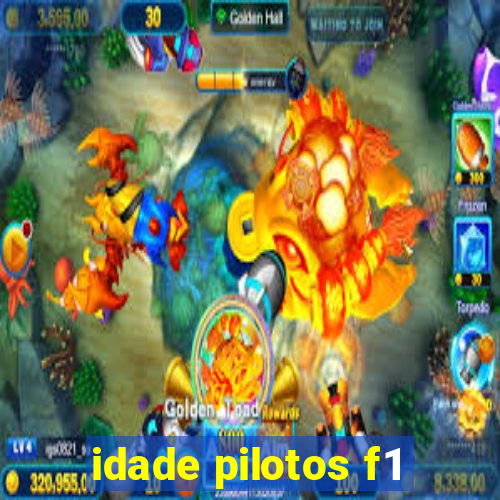 idade pilotos f1